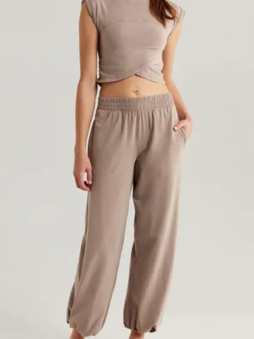 Free People Hot Shot Crossover Joggers Lounge Pants Yoga